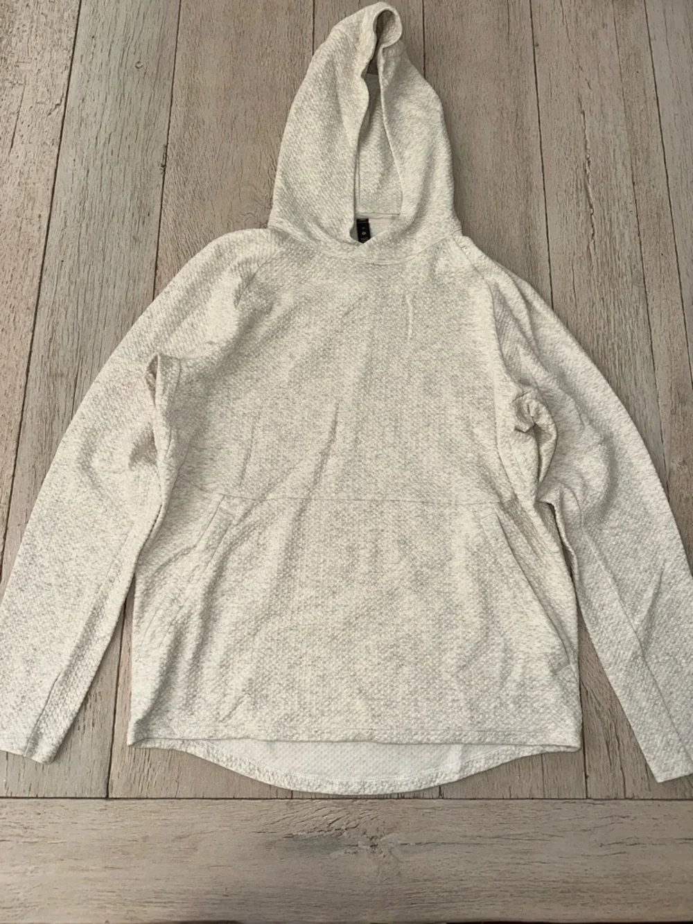 Lululemon Men’s At Ease Hoodie - Textured Knit - beige - Size M